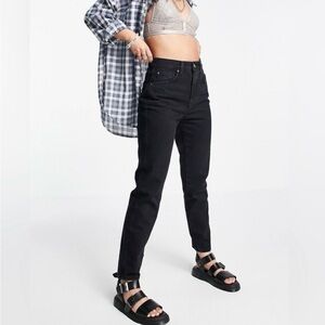 We The Free High Rise Black Denim Jeans Size 25